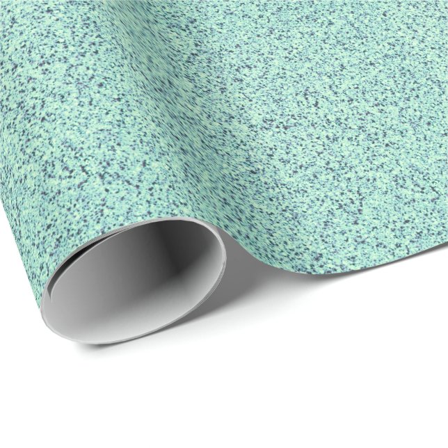 Papel De Presente Textura verde em betão Primavera de Pastel (Ponta do rolo)