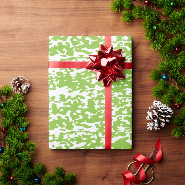 Papel De Presente Textura Verde Lima Grunge (Presente de Natal)