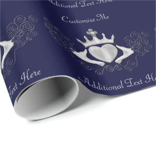 Papel De Presente The Claddagh (Prata)