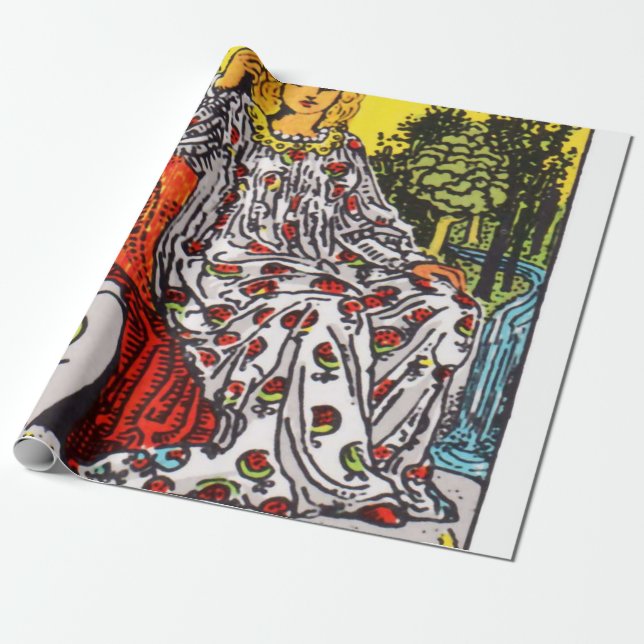 Papel De Presente The Empress Tarot Card (Desenrolado)