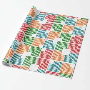 Papel De Presente Threads quadrados