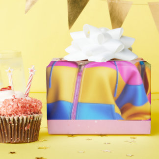 Papel De Presente three doll wrapping paper