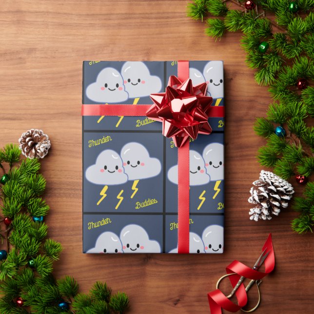 Papel De Presente Thunder Buddies (Presente de Natal)