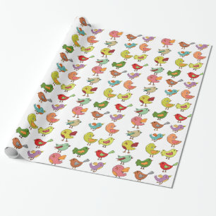 Papel De Presente Thunder_Cove 1, Songbird Sweet Multicolor