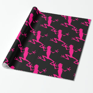 Papel De Presente Thunder_Cove do Sapo de Árvore Rosa 