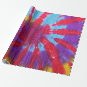 Papel De Presente Tie Dye Design