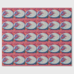 Papel De Presente Tigela de Frutas Vermelhas