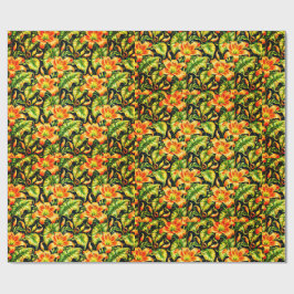 Papel De Presente Tiger Lily