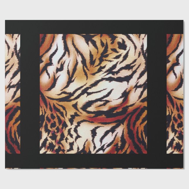 PAPEL DE PRESENTE TIGER STRIPES (Aberto)