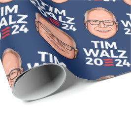 Papel De Presente Tim Walz 2024