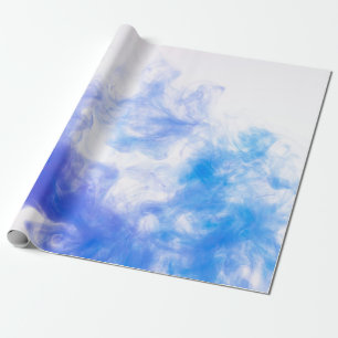 Papel De Presente Tinta de fumo com padrão de tinta de fundo