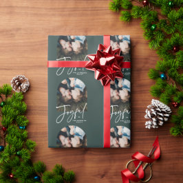 Papel De Presente Típica elegante moderna e feliz Natal