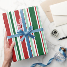 Tiras de Natal Vermelhas Modernas, Verdes, Brancas