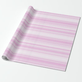 Papel De Presente Tiras rosa-bebê