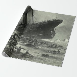 Papel De Presente Titanic do RMS em Sinalização
