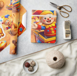 Papel De Presente Title gestures, golden toybox premium wrap