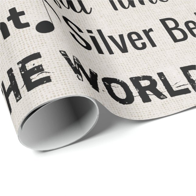 Papel De Presente Títulos das Carolas de Natal (Ponta do rolo)