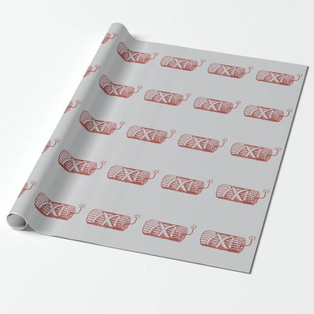 PAPEL DE PRESENTE TNT (Desenrolado)