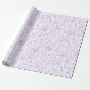 Papel De Presente Toalete de Lavanda