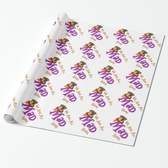 Papel De Presente Toda louco (Desenrolado)