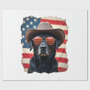 Papel De Presente TODOS AMERICANOS amantes de cães pit bull (3)