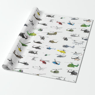 Papel De Presente Todos os Helicópteros