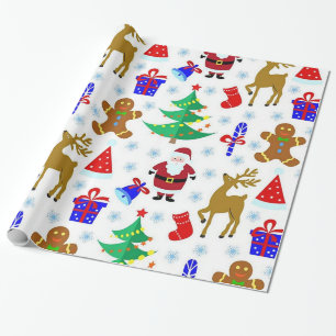 Papel De Presente Todos os papéis de moldagem de Natal