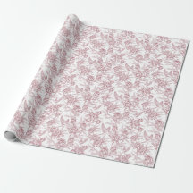 Toile de Jouy Vermelha