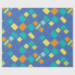 Papel De Presente Tom de tons legais xadrez Kid's  