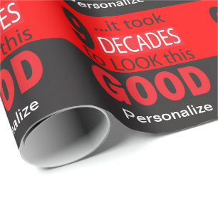 Papel De Presente Tomou 9 décadas para olhar este bom aniversário 