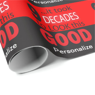 Papel De Presente Tomou 9 décadas para olhar este bom aniversário do