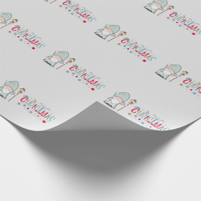 Papel De Presente Tomte de Natal Gnomo (Ponta)