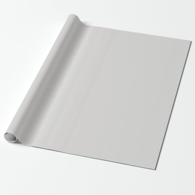 Papel De Presente Tonalidade Cinza da Concha para Primavera e Verão (Desenrolado)