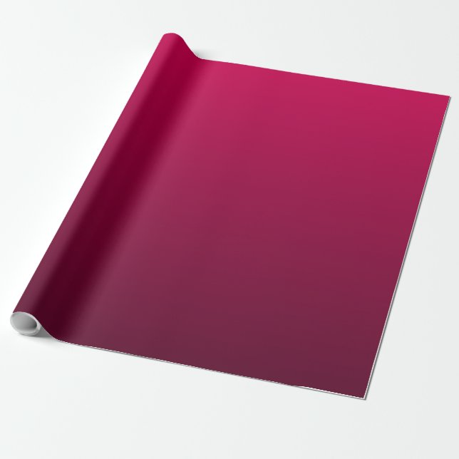 Papel De Presente Tons de Gradiente de Vinho Bordô Rico  (Desenrolado)