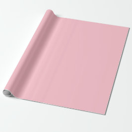 Papel De Presente Tons de Sombreamento de Cor Rosa Cor-de-Bublegum S