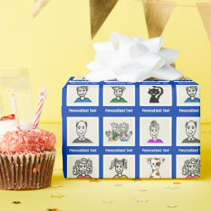 Papel De Presente Torne-o Seu   9 Fotos de Família Personalizadas Az