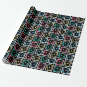 Papel De Presente Torneiras de Arte Pop Retro