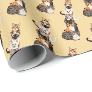 Papel De Presente Torre Felina Cat-Er-Pillar