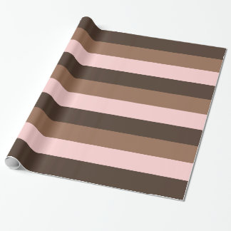 Papel De Presente Torres castanho e cor-de-rosa, todas as ocasiões