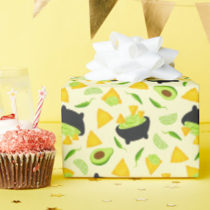 Papel De Presente Tortilla Chips e Guacamole