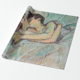 Papel De Presente Toulouse-Lautrec - Na Cama, O Beijo