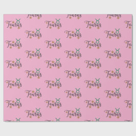 Papel De Presente Touro - Sinal de Touro Estrelado Papel - Fundo Cor