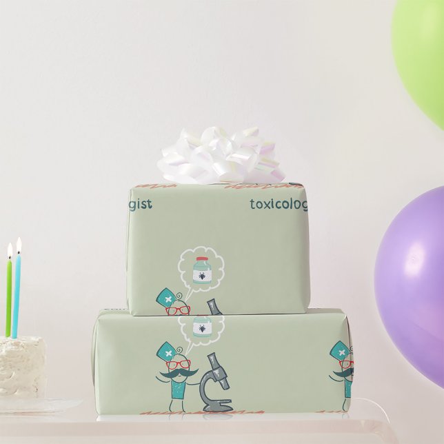 Papel De Presente Toxicólogo (Criador carregado)