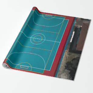 Papel De Presente Trabalho de arte de basquete incrível