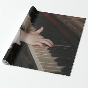 Papel De Presente Trabalho de arte de Piano Incrível