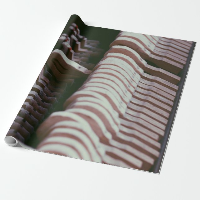 Papel De Presente Trabalho de arte de Piano legal (Desenrolado)