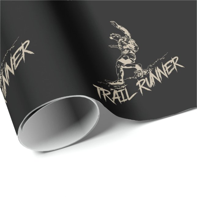 Papel De Presente Trail Runner Joggen am Berg (Ponta do rolo)