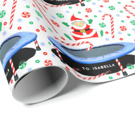 Papel De Presente Trampoline Christmas Gift
