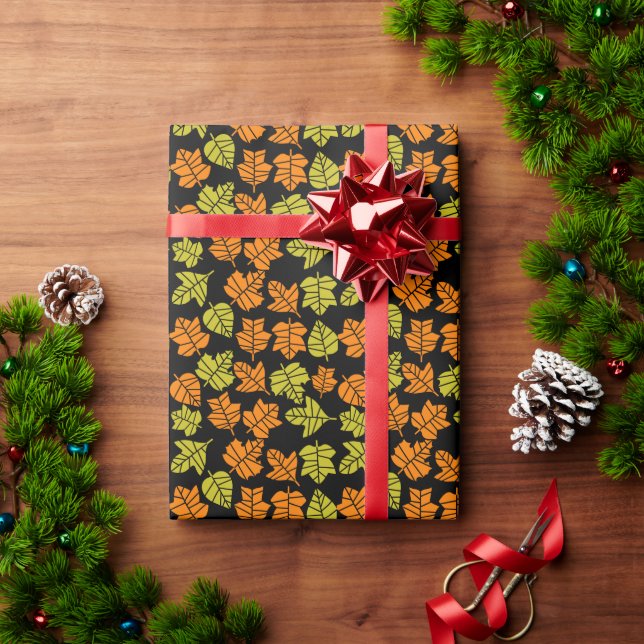 Papel De Presente Transição da Natureza de outono (Presente de Natal)
