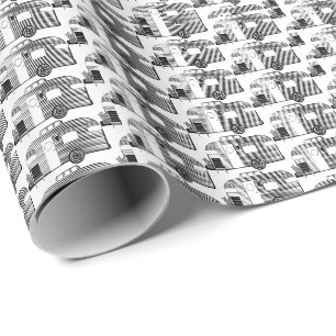 Papel De Presente Traveler Camper Caravan Thunder_Cove